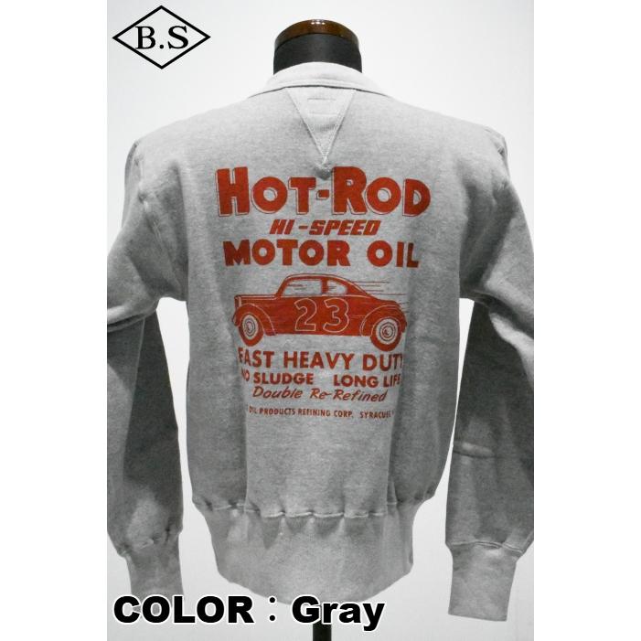 CUSHMAN（クッシュマン） スウェット 26901P PRINT SET-IN SLEEVE HOT