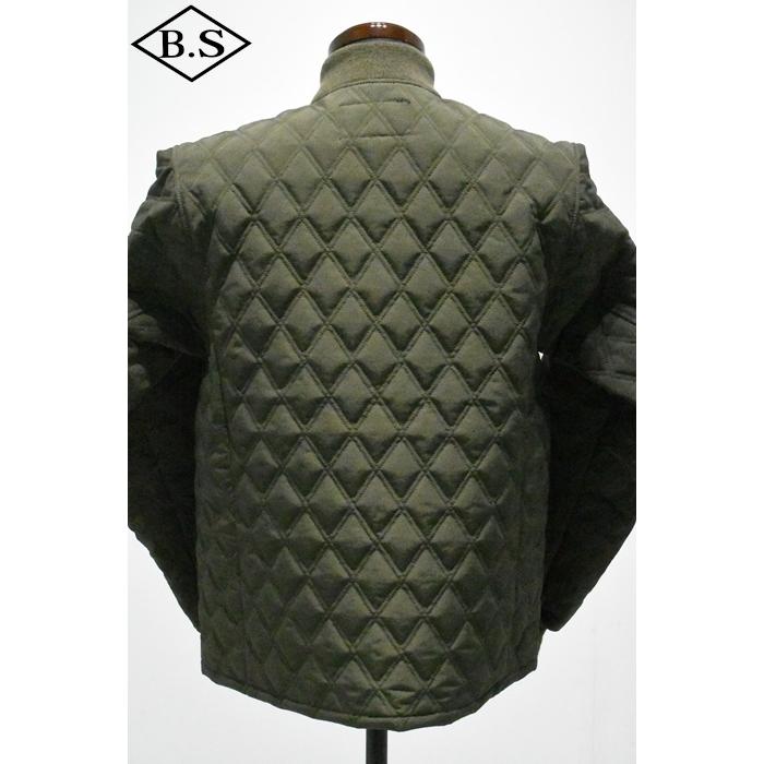 クッシュマン CUSHMAN アウター 21504 QUILTING FREEZERＦJAKET OLIVEの画像