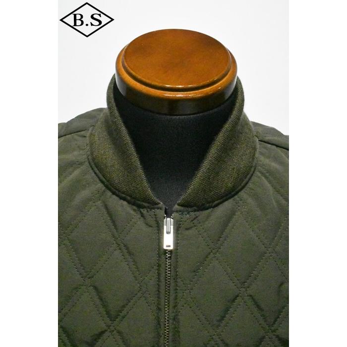 クッシュマン CUSHMAN アウター 21504 QUILTING FREEZERＦJAKET OLIVEの画像