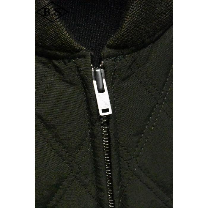 クッシュマン CUSHMAN アウター 21504 QUILTING FREEZERＦJAKET OLIVEの画像