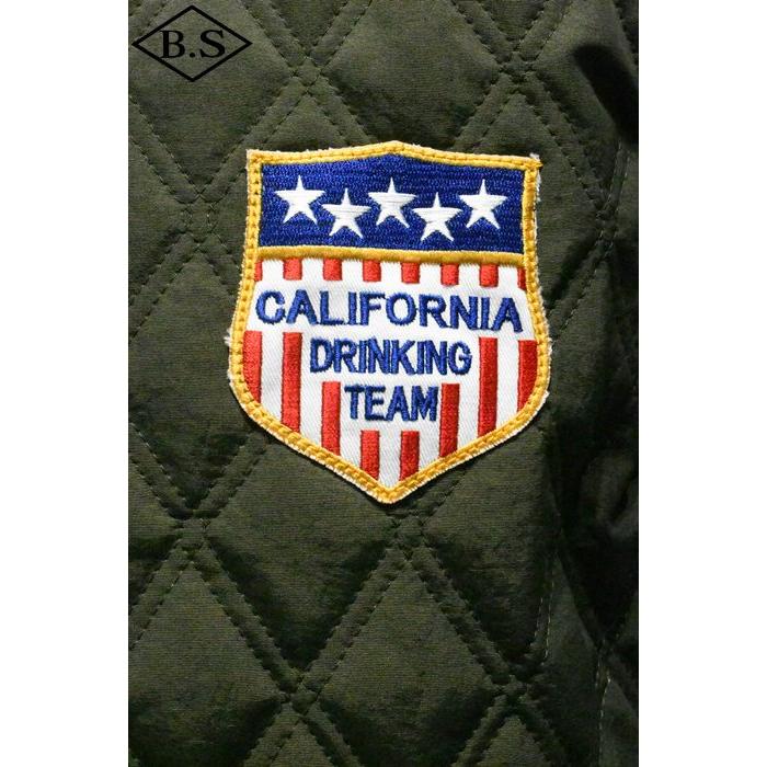 クッシュマン CUSHMAN アウター 21504 QUILTING FREEZERＦJAKET OLIVEの画像