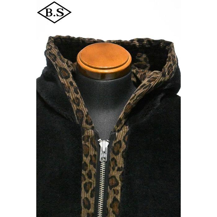 クッシュマン CUSHMAN マットソンズ MATTSONS アウター 61930 CORDUROY＆FLEECE BOA ZIP PARKA レオパードの画像