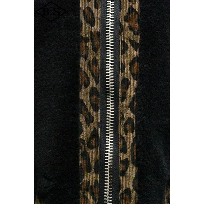 クッシュマン CUSHMAN マットソンズ MATTSONS アウター 61930 CORDUROY＆FLEECE BOA ZIP PARKA レオパードの画像