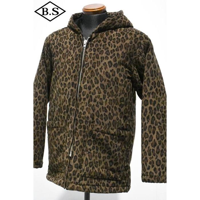 クッシュマン CUSHMAN マットソンズ MATTSONS アウター 61930 CORDUROY＆FLEECE BOA ZIP PARKA レオパードの画像