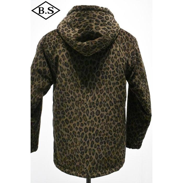 クッシュマン CUSHMAN マットソンズ MATTSONS アウター 61930 CORDUROY＆FLEECE BOA ZIP PARKA レオパードの画像