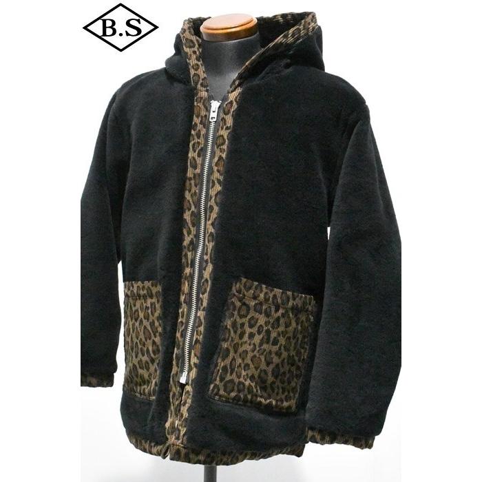 クッシュマン CUSHMAN マットソンズ MATTSONS アウター 61930 CORDUROY＆FLEECE BOA ZIP PARKA レオパードの画像