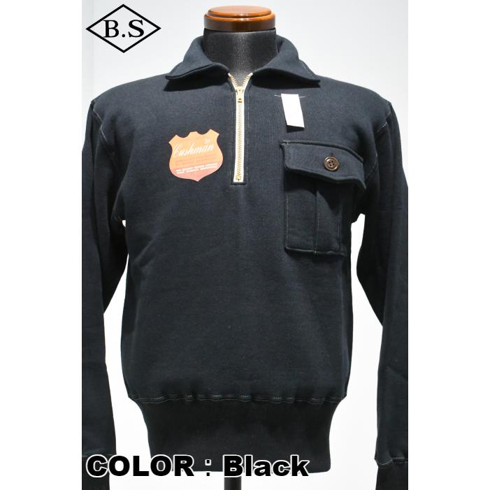 CUSHMAN（クッシュマン） スウェット 26377 SWEAT HALF ZIP ハーフ