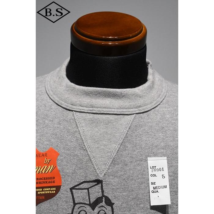 CUSHMAN（クッシュマン） スウェット 26901P PRINT SET-IN SWEAT