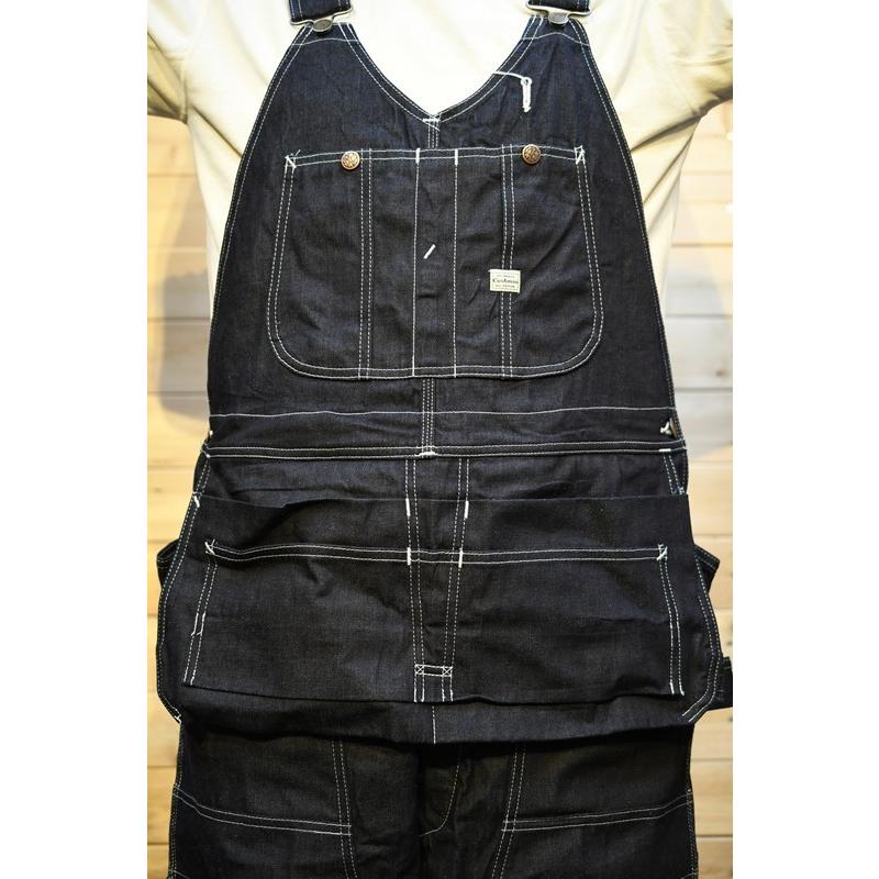 クッシュマン オーバーオール CUSHMAN 22251 DOUBLE KNEE OVERALL ダブルニーオーバーオール インディゴ 胴回り 股下 ワタリ 裾幅