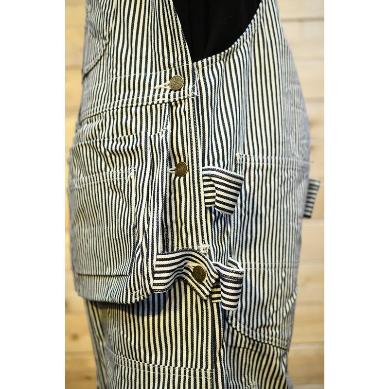 クッシュマン/デニムカバーオール/ヘリンボーン/ヒッコリー/30～50S13 CUSHMAN クッシュマン オーバーオール 22251 DOUBLE KNEE OVERALL