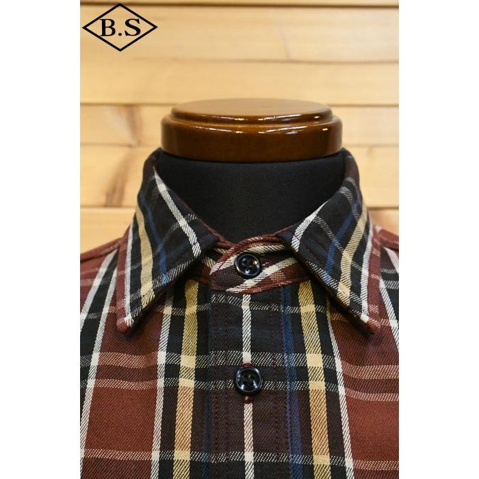 美USED Deluxeware HV-49 W.Vintage XL DELUXEWARE(デラックスウエア) ヘビーネルシャツ 