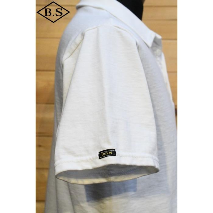 DELUXEWARE（デラックスウエア） ポロシャツ OCT-00 OPEN COLLAR WHITE