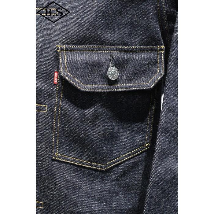 デラックスウエア DELUXEWARE (新価格) デニムジャケット 1949XJ VINTAGE FIRST JACKET INDIGO ノンウォッシュの画像