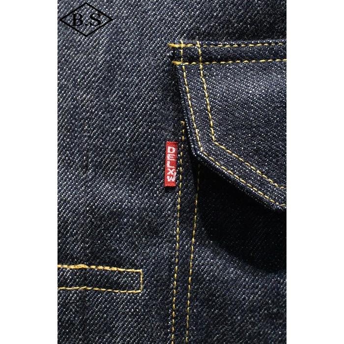 デラックスウエア DELUXEWARE (新価格) デニムジャケット 1949XJ VINTAGE FIRST JACKET INDIGO ノンウォッシュの画像