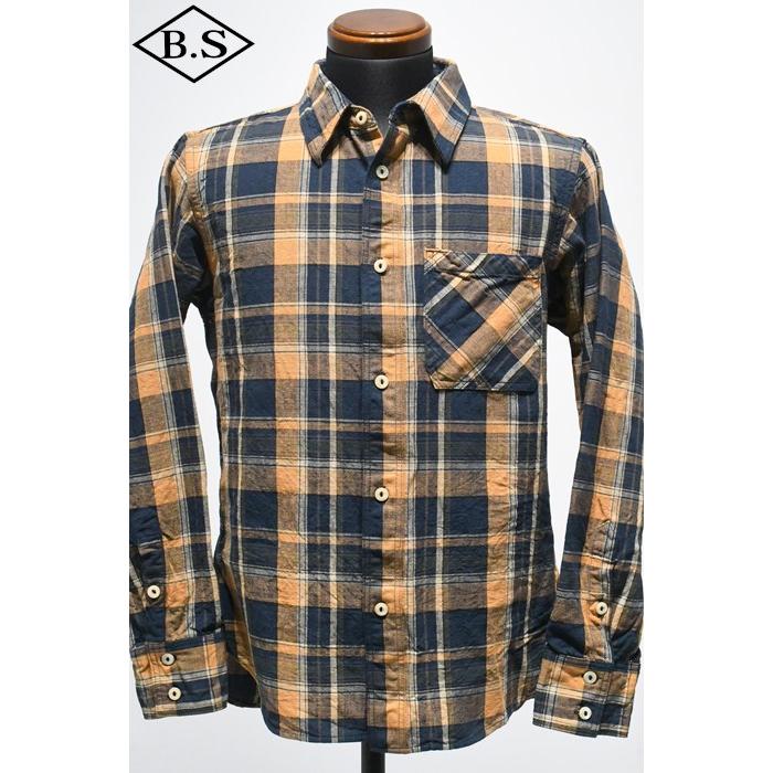 DELUXEWARE 『バッファローチェック』ORG×NVYオレンジxネイビー DELUXEWARE 『バッファローチェック』ORG×NVYオレンジxネイビー