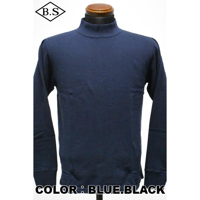 DELUXEWARE（デラックスウエア） 長袖Tシャツ M300-00 MOCK NECK KNIT