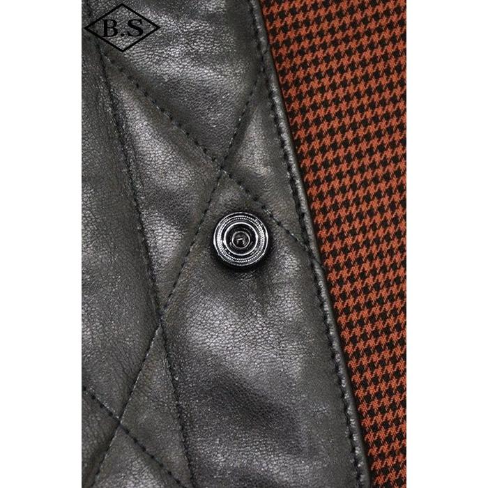 デラックスウエア DELUXEWARE レザージャケット 7648B Quilted Leather Shirtの画像
