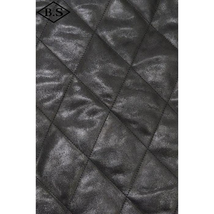 デラックスウエア DELUXEWARE レザージャケット 7648B Quilted Leather Shirtの画像
