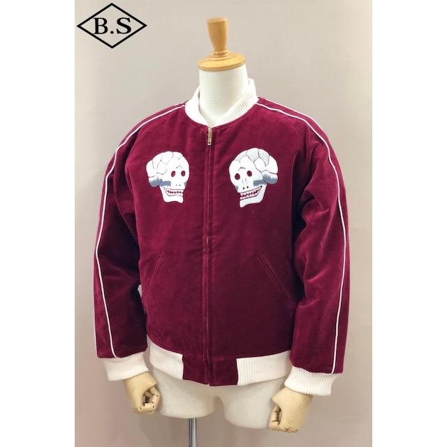 ダッパーズ Dapper’s アウター LOT1665 Limited Edition Skull Bone Souvenir Jacketの画像