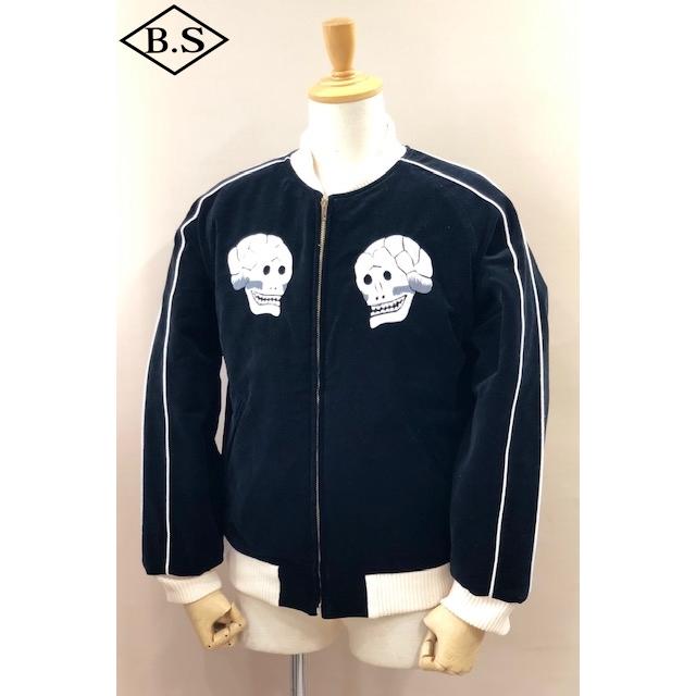 ダッパーズ Dapper’s アウター LOT1665 Limited Edition Skull Bone Souvenir Jacketの画像