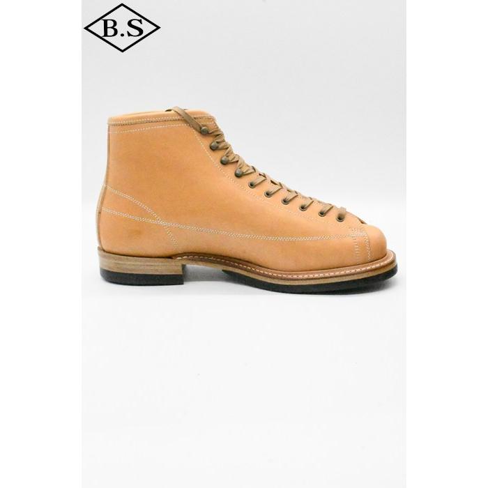 ダッパーズ ブーツ Dapper's LOT1152Classical Lineman Boots NATURAL（Horse Butt）の画像