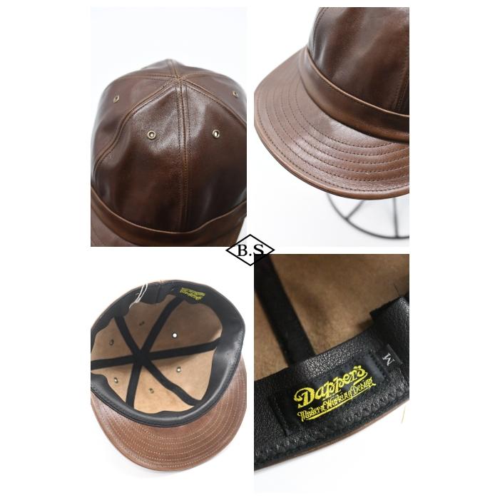 ダッパーズ　Horsehide Leather Work Cap Lサイズ 楽天市場】Dapper`s (ダッパーズ) 40's Style Horsehide Leather