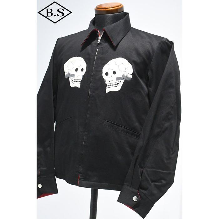 ダッパーズ Dapper's スカジャン LOT1754 Skull Bone Reversible