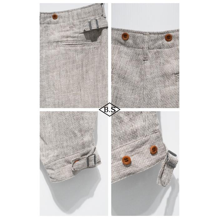 ダッパーズ Dapper’s パンツ LOT1788 Classical Adjustable Knicker’s Linen Pantsの画像