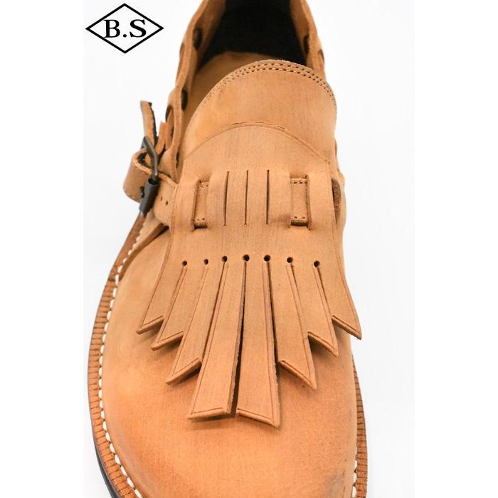 ダッパーズ Dapper's サンダル LOT1768 Hairline Finish Leather Slip