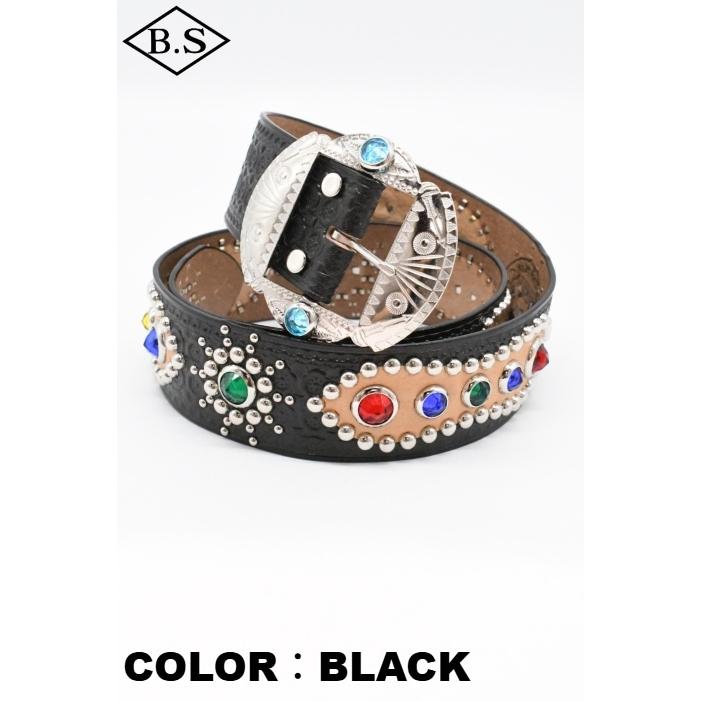 ダッパーズ Dapper’s ベルトLOT1791 1940’s Style Studs Belt Made by ACE WESTERN BELTSの画像
