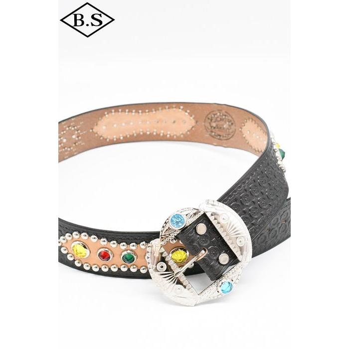 ダッパーズ Dapper’s ベルトLOT1791 1940’s Style Studs Belt Made by ACE WESTERN BELTSの画像