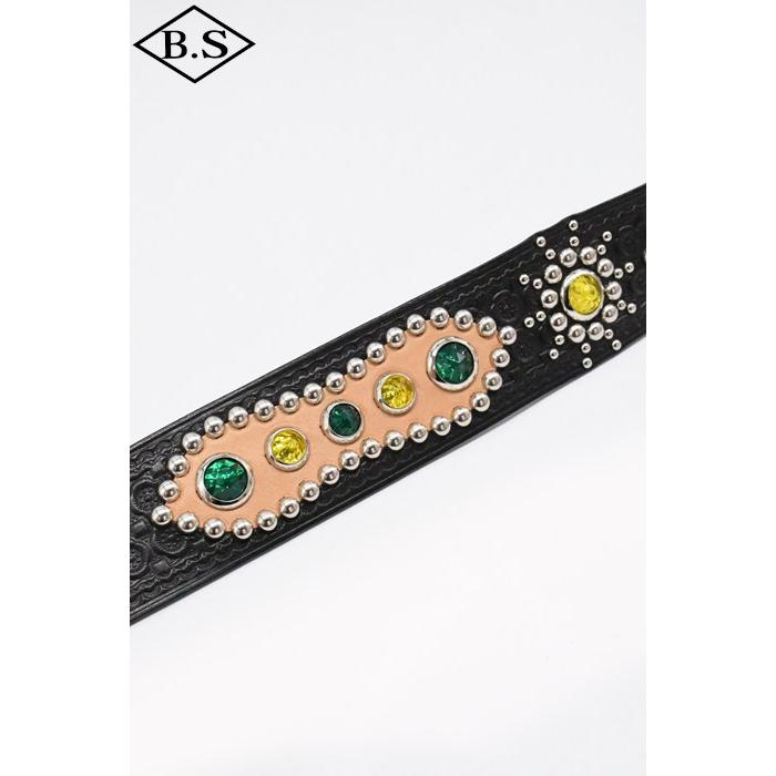ダッパーズ Dapper’s ベルトLOT1791 1940’s Style Studs Belt Made by ACE WESTERN BELTSの画像