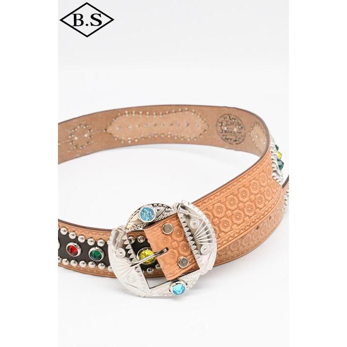 ダッパーズ Dapper’s ベルトLOT1791 1940’s Style Studs Belt Made by ACE WESTERN BELTSの画像