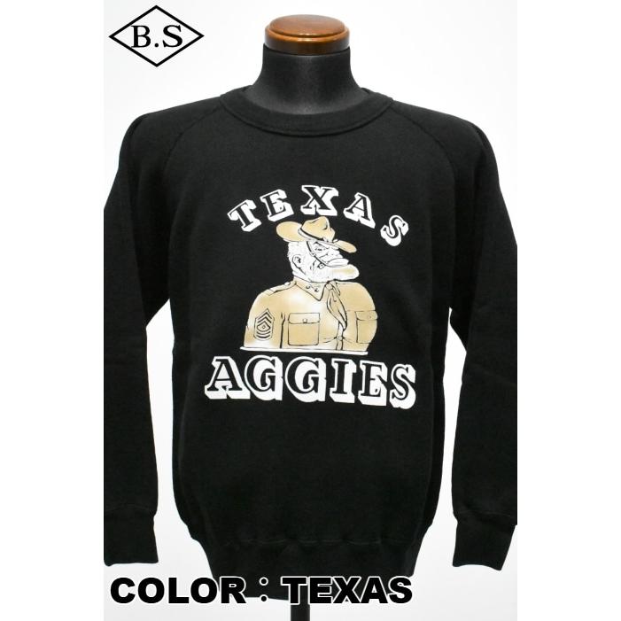 ダッパーズ Dapper's スウェット 3.mm Binder Crew Neck Sweat Flocky