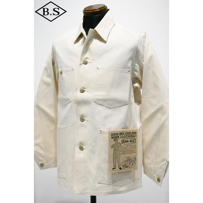 ダッパーズ Dapper’s アウター デュラビルト DURA-BILT Lot.34-J 3SERIES Jackets WHITEの画像