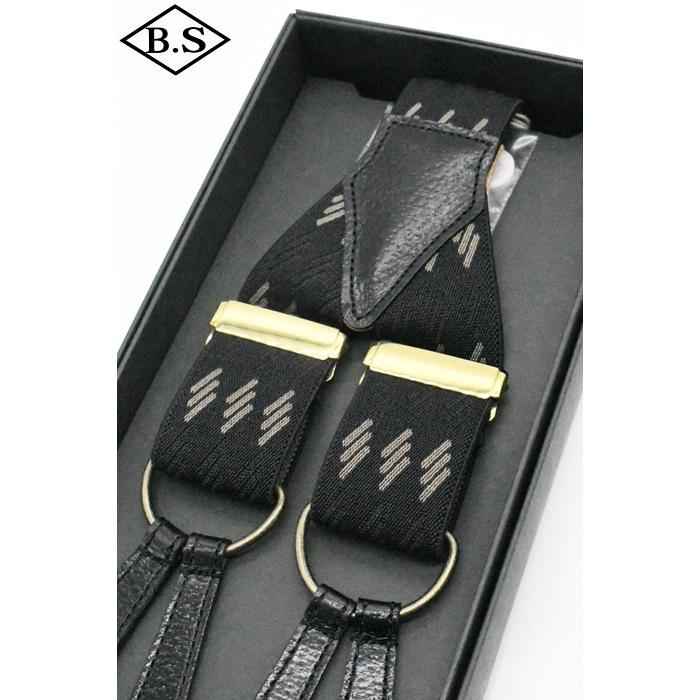 ダッパーズ Dapper's サスペンダー LOT1829B Classical Suspenders by