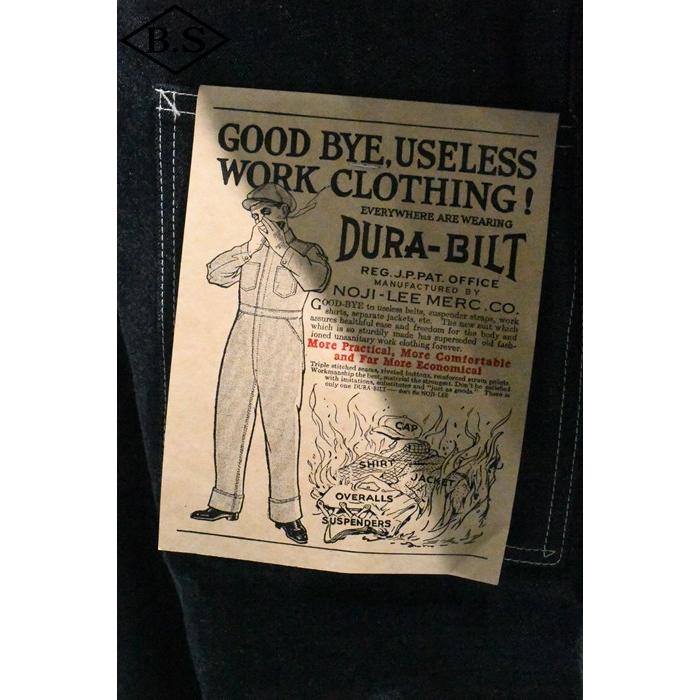 ダッパーズ Dapper’s デュラビルト DURA-BILT アウター Lot.251 N CST "A.F.C" One Piece Suits EMBROIDERY CUSTOM MODEL (10oz INDIGO DENIM)の画像