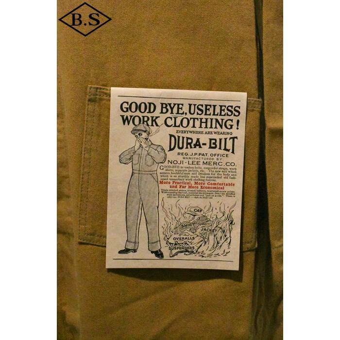 ダッパーズ Dapper’s デュラビルト DURA-BILT アウター Lot.652 SERVICE COAT EMBROIDERY CUSTOM MODELの画像