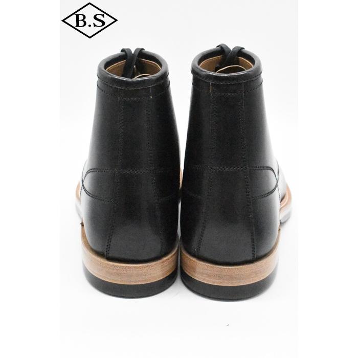 ダッパーズ Dapper's ブーツ LOT1152 Classical Lineman Boots R.BLACK（Brown Base/Horse Butt）の画像