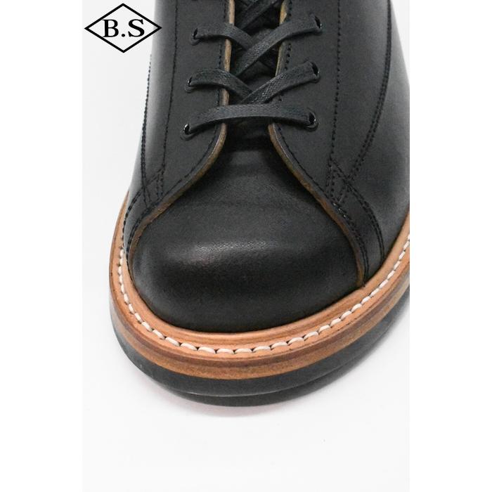 ダッパーズ Dapper's ブーツ LOT1152 Classical Lineman Boots R.BLACK（Brown Base/Horse Butt）の画像