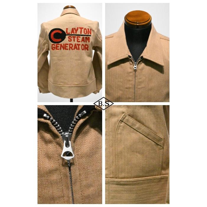 ダッパーズ Dapper’s アウター LOT1834 Classical 40’s Style Work Jacket Type WW2 Model With Customの画像