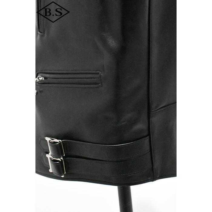 ファインクリーク＆コー レザージャケット FINECREEK＆CO ACJK032 Edward Heavy Weight Blackの画像
