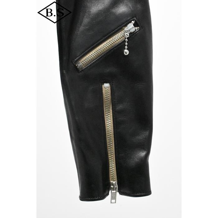 ファインクリーク＆コー レザージャケット FINECREEK＆CO ACJK032 Edward Heavy Weight Blackの画像