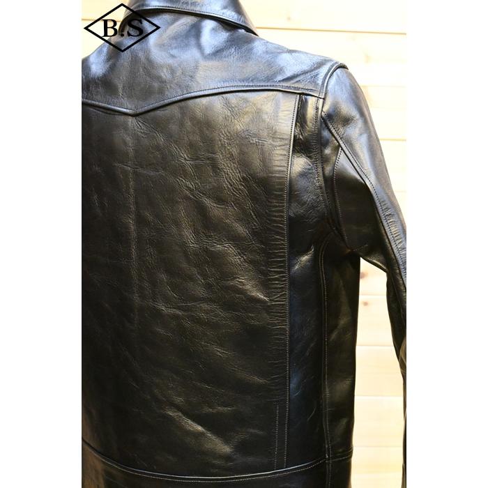 ファインクリーク＆コー FINECREEK＆CO レザージャケット ACJK029 Anderson Black アンダーソンの画像