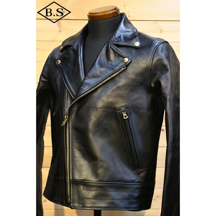ファインクリーク＆コー FINECREEK＆CO レザージャケット ACJK029 Anderson Black アンダーソンの画像