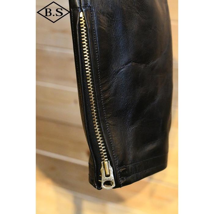 ファインクリーク＆コー FINECREEK＆CO レザージャケット ACJK029 Anderson Black アンダーソンの画像
