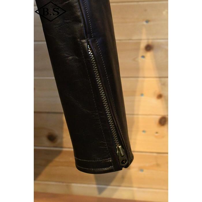 ファインクリーク＆コー FINECREEK＆CO レザージャケット ACJK029 Anderson Brown アンダーソンの画像