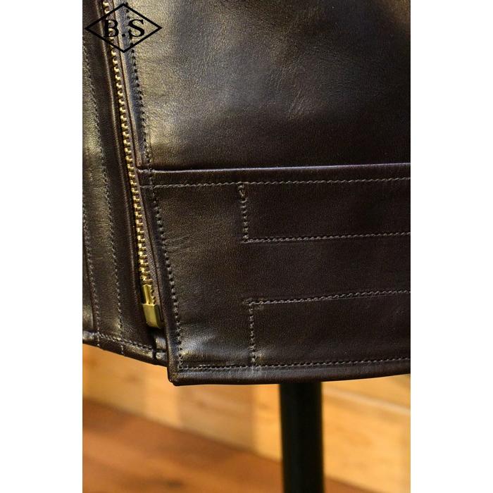 ファインクリーク＆コー FINECREEK＆CO レザージャケット ACJK029 Anderson Brown アンダーソンの画像