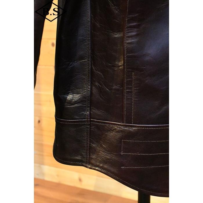 ファインクリーク＆コー FINECREEK＆CO レザージャケット ACJK029 Anderson Brown アンダーソンの画像