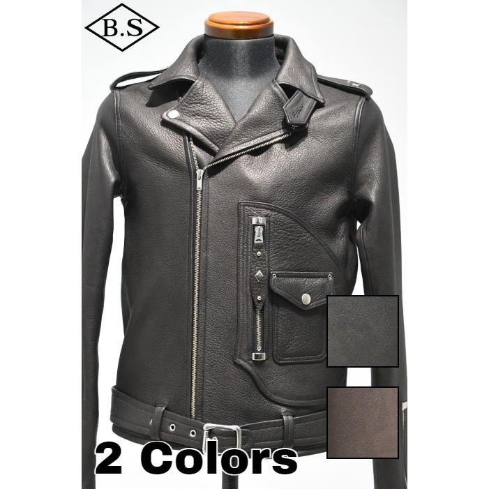 FINE CREEK&CO ファインクリークアンドコー レザージャケット 鹿革 FINE CREEK&CO ファインクリーク・アンド・コー ClubmanDeer クラブ